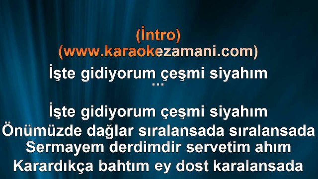 Güler Duman - Ceşmi Siyahım - 1988 TÜRKÇE KARAOKE