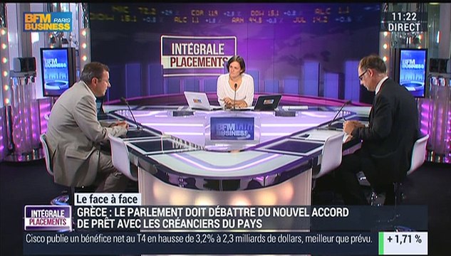 Arnaud Faller VS Serge Négrier (2/2): Le nouveau plan d'aide avec les créanciers est débattu au Parlement grec – 13/08
