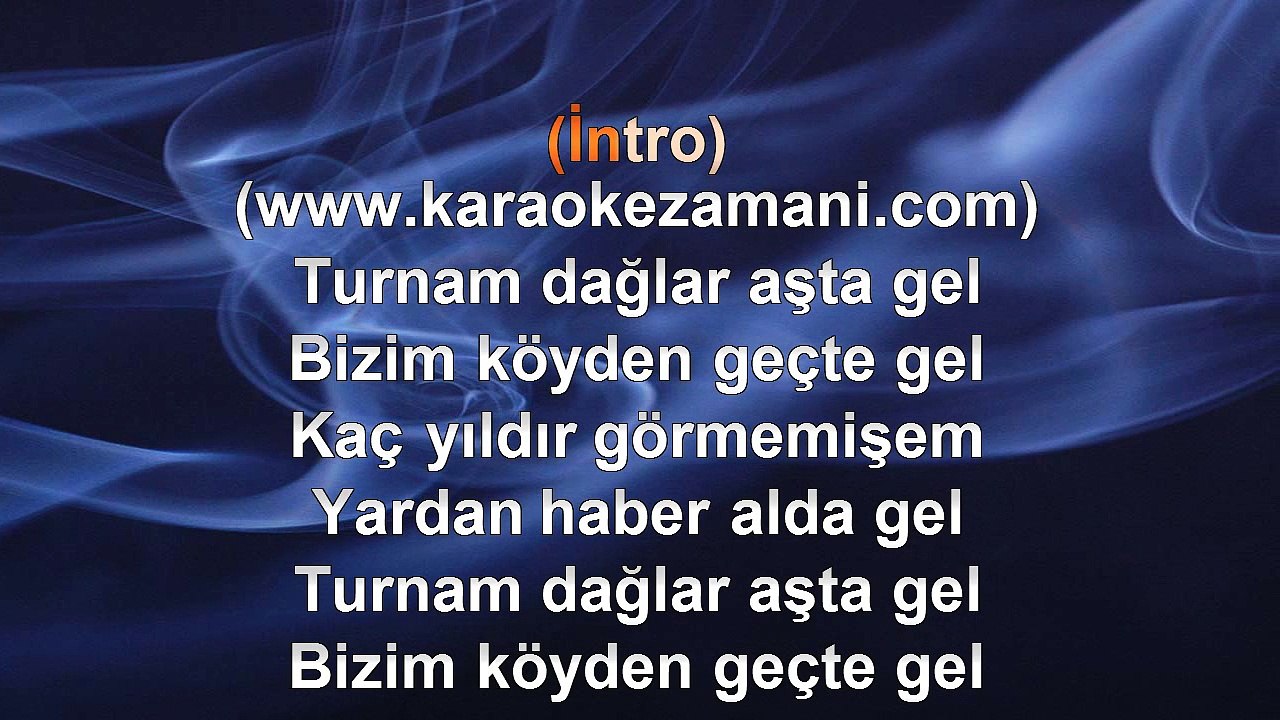 Gülseren - Turnam Dağlar Aşta Gel - (2011) TÜRKÇE KARAOKE