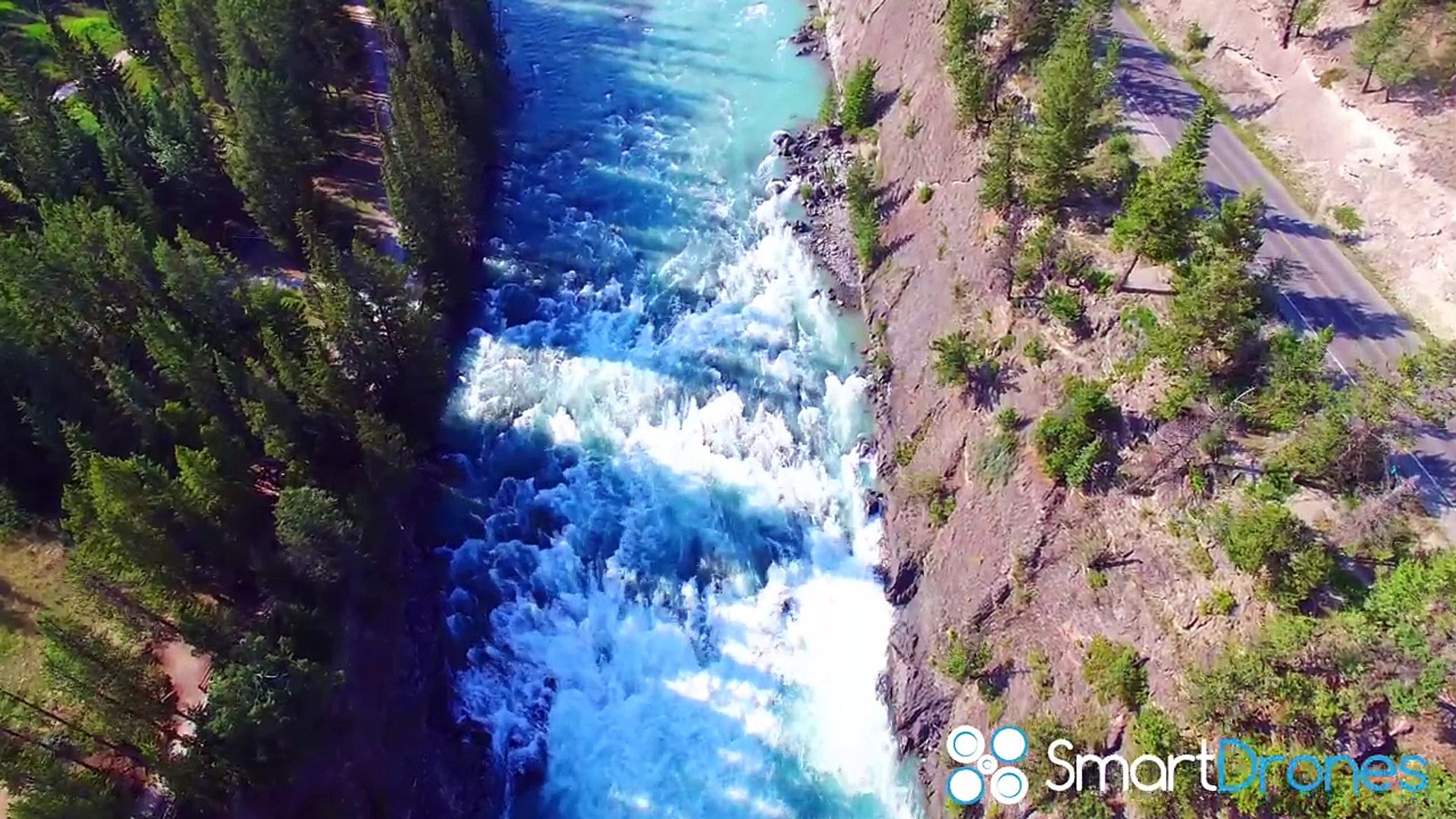 ⁣Drones Capture Serenity of the Canadian Rocky Mountains