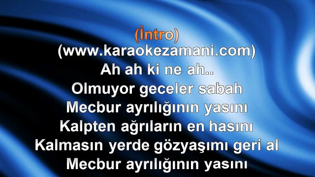 Gülşen - (Ozan Çolakoğlu) - Seyre Dursun Aşk - (2012) TÜRKÇE KARAOKE