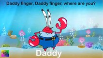 Finger Family Spongebob SquarePants Cartoon Animation Nursery Rhymes for Children