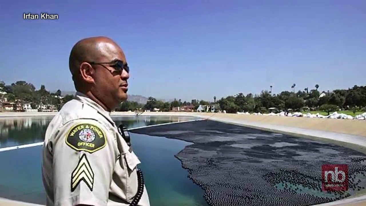 LA Fights Drought By Releasing Black Balls Into Water Reservoir