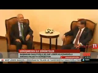 Davutoğlu - Kılıçdaroğlu görüşmesi başladı