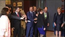 S.A.R. el Príncipe de Asturias asiste en Bilbao a un almuerzo con el Círculo de Empresarios Vascos
