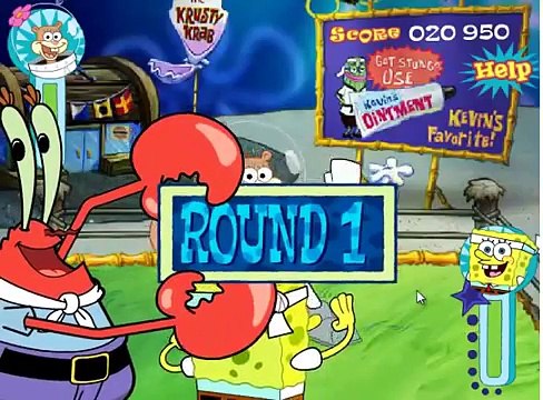 Cartoon Sponge Bob - wrestling game Sponge Bob 2014