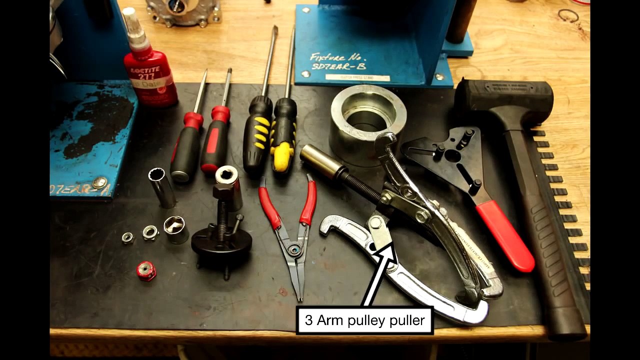 Sanden Compressor Clutch Removal. SD7 & SD5 video Dailymotion