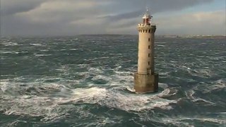 La dernière relève du phare de Kéréon en Bretagne