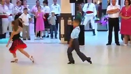 Cute little children Salsa dance - Malay Song