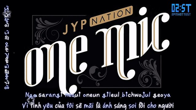 [Vietsub + Kara - 2ST] Don't Leave Me - JYP Nation @ JYP Nation Korea 2014 ‘One Mic’
