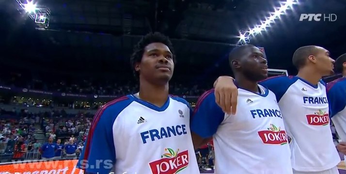 Basket : les Bleus ont chanté La Marseillaise a cappella