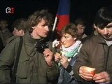 Praha 17.11.1989 - Sametová revoluce 1989 začíná