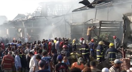 L'attentat à Bagdad à travers nos télés, en 42 secondes