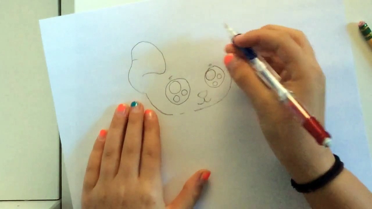 Cartoon Puppy Drawing Tutorial