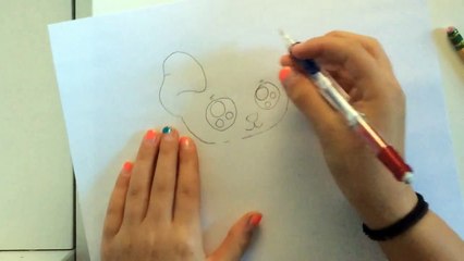 Cartoon Puppy Drawing Tutorial