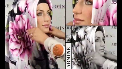 Armine Başörtüsü Şal Bone Modelleri www.hanimoda.com 'da