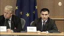 MH17 - Ukrainian Foreign minister Pavlo Klimkin meets with  EP Foreign Affairs Committee