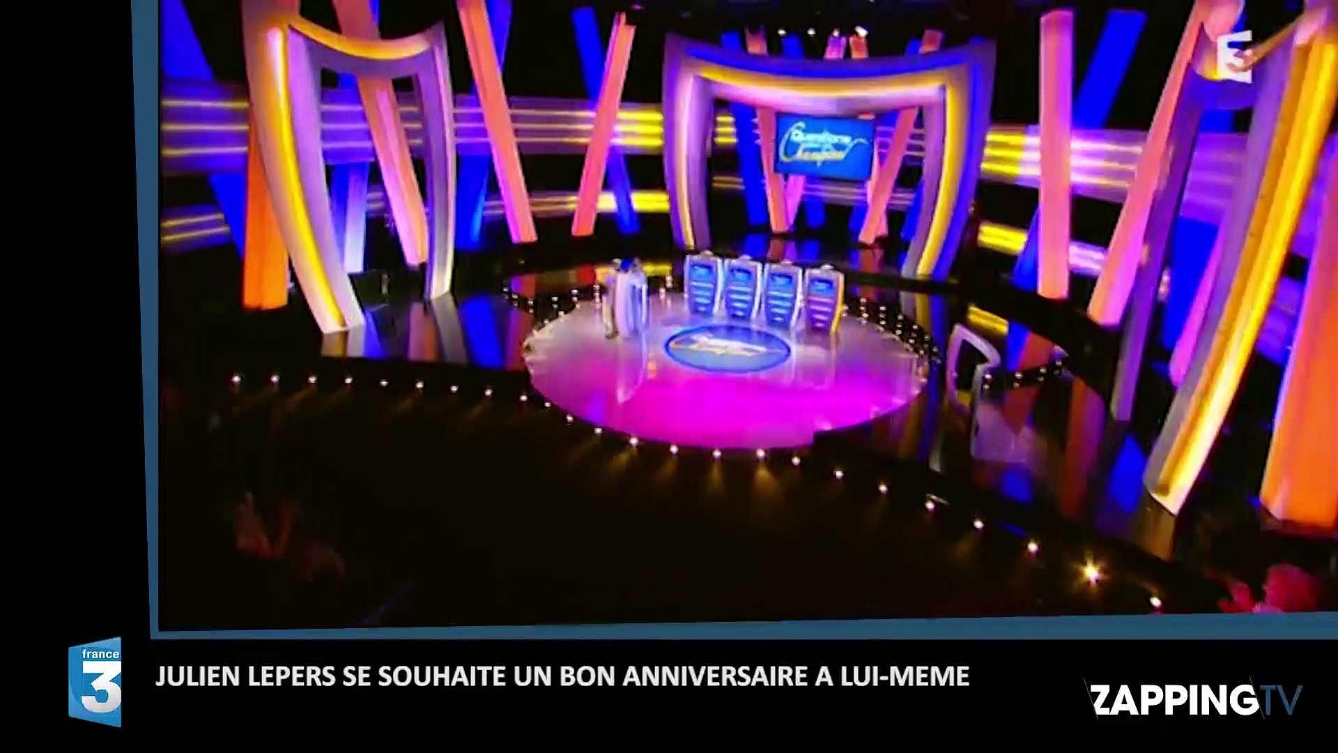 Julien Lepers Se Souhaite Un Joyeux Anniversaire A Lui Meme Video Dailymotion