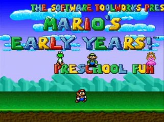 Mario's Early Years! Preschool Fun