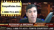 Cleveland Browns vs. Washington Redskins Free Pick Prediction NFL Preseason Pro Football Odds Preview 8-13-2015