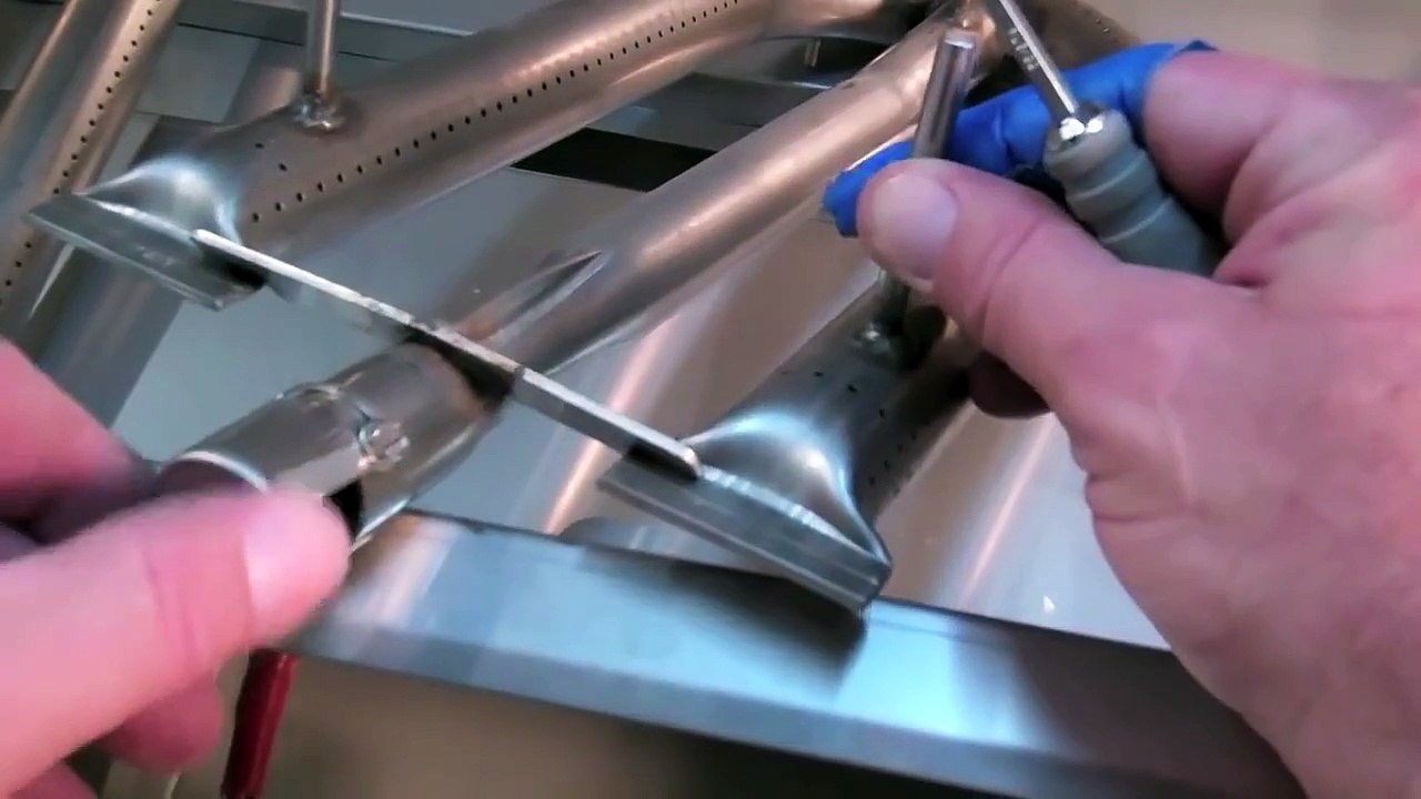 Adjust BBQ Grill Burner Air Shutter For Better Performance. video