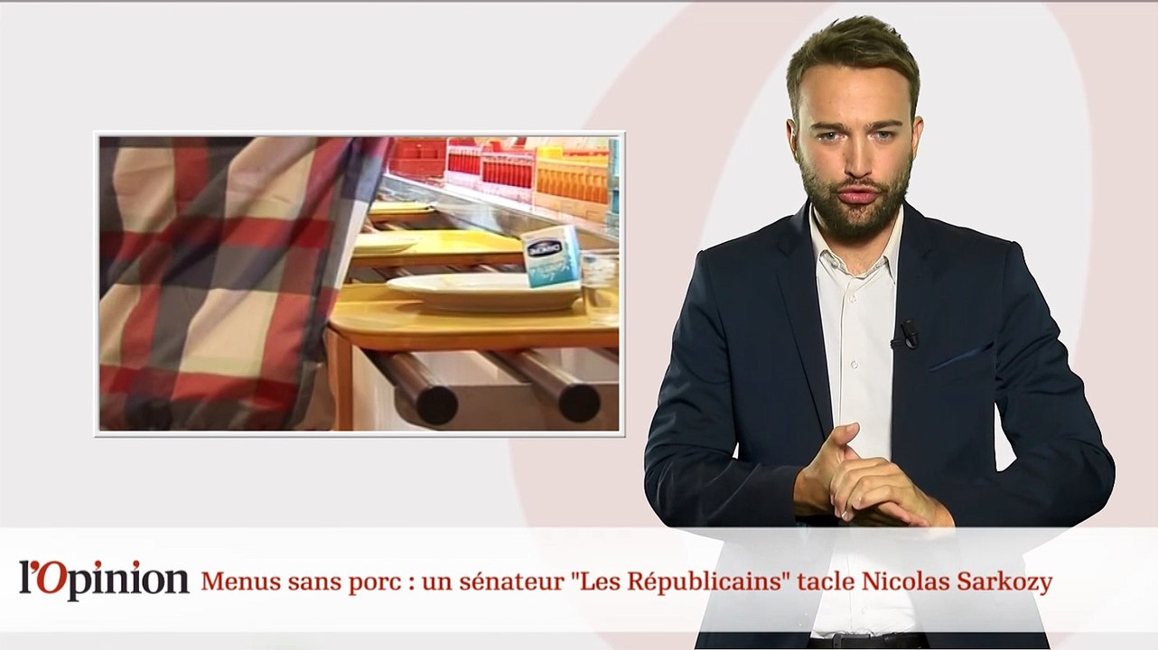 Menus sans porc : un sénateur "Les Républicains" tacle Nicolas Sarkozy