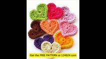 crochet heart garland how to make a crochet heart heart crochet patterns beginners