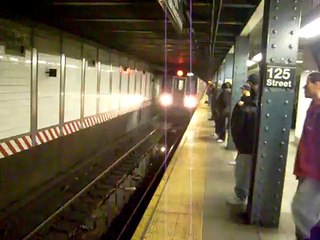 IRT R142A (5) Train + R142A (6) Train at 125th Street Manhattan