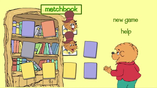 Berenstain Bears Matchbook Animation Sprout PBS Kids Game Play Walkthrough