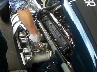 Cooper Climax T54 _THE KIMBERLY SPECIAL_engine warming up