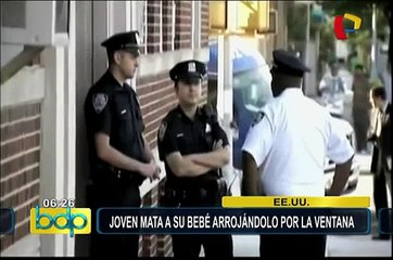 EEUU: mujer mata a recién nacido arrojándolo desde un cuarto piso