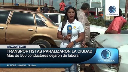 Así fue como transportistas de El Tigre paralizaron actividades costo de la tarifa