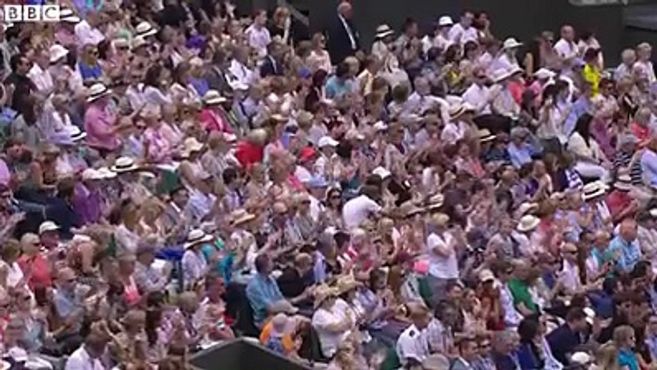 Winning moments from Wimbledon Final 2015