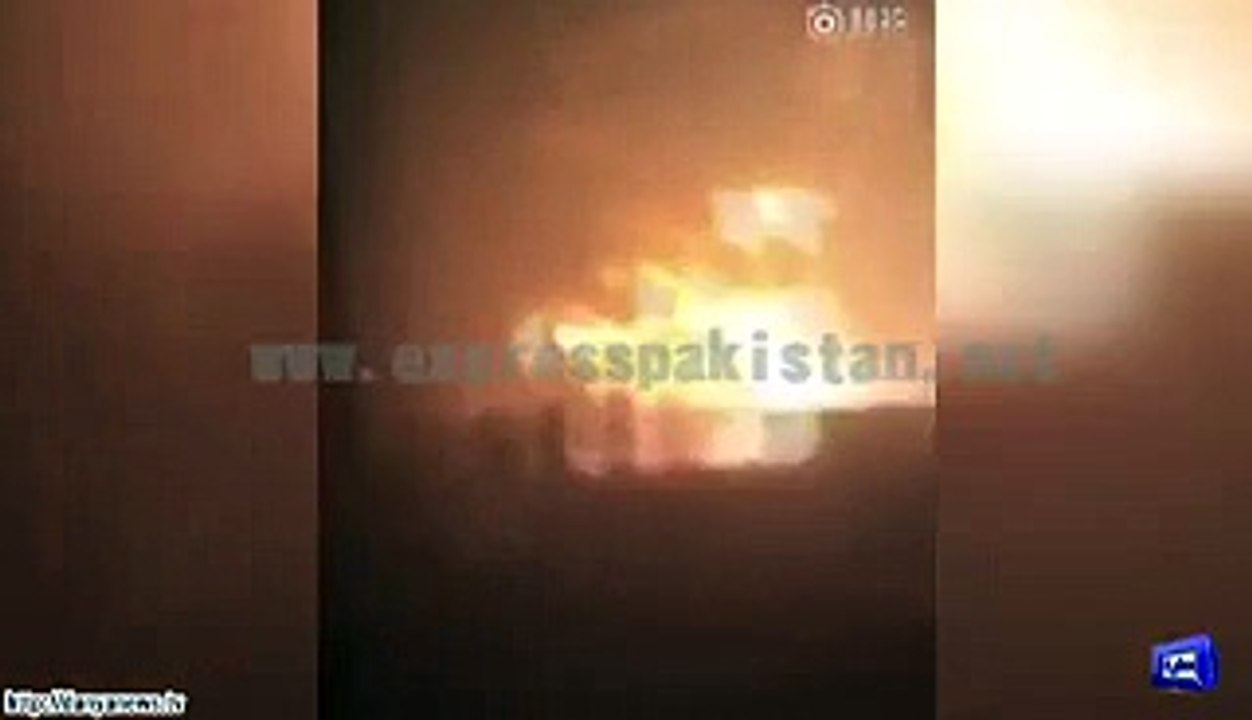 Huge blasts in china
