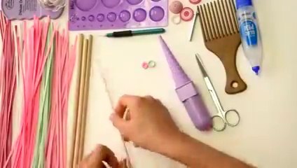 how to make Quilling Art design at home