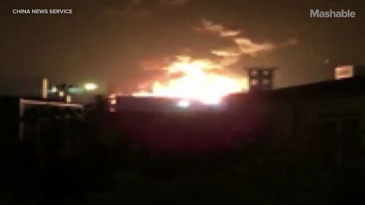 The apocalyptic aftermath of the explosion in Tianjin, China