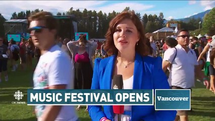 CBC reporter Megan Batchelor gets unwanted kiss from man at Squamish Valley Music Festival