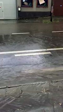 Fortes pluies à Tournai