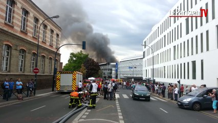 Incendie à Pantin : le secteur Delizy bouclé