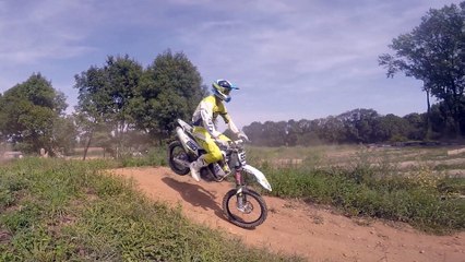 vidéo du terrain motocross du club ( Moto évasion 65) ibos