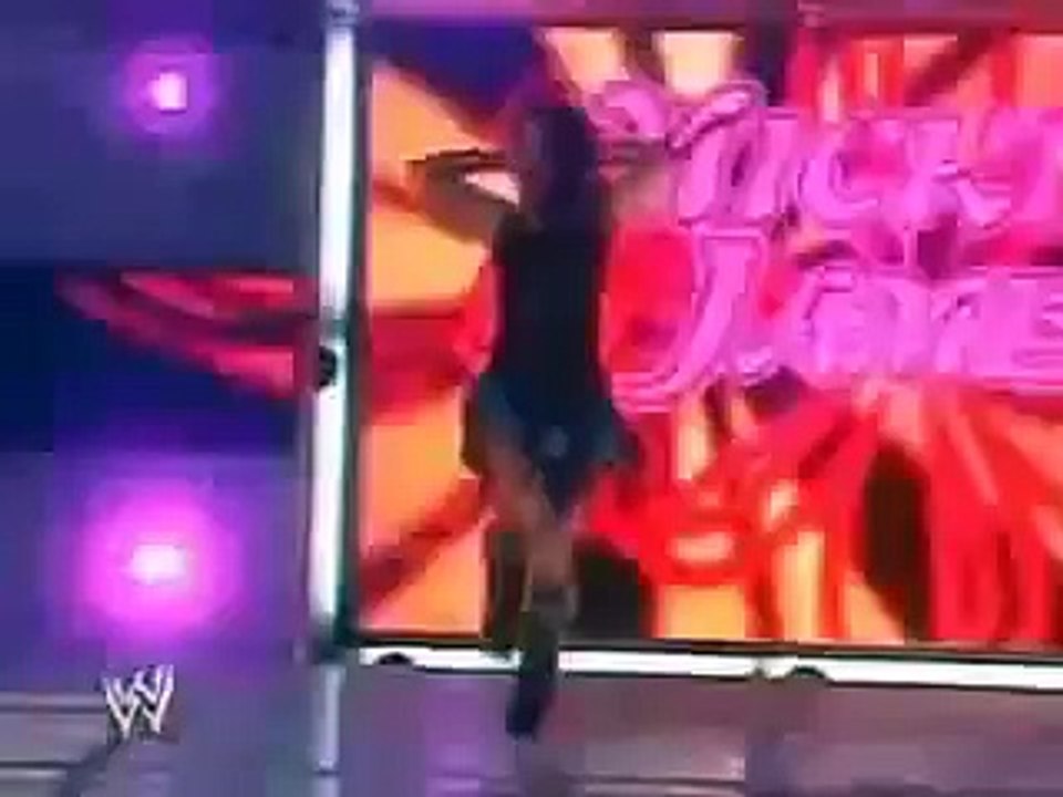 Mickie James vs Torrie Wilson Ref Candice Michelle.