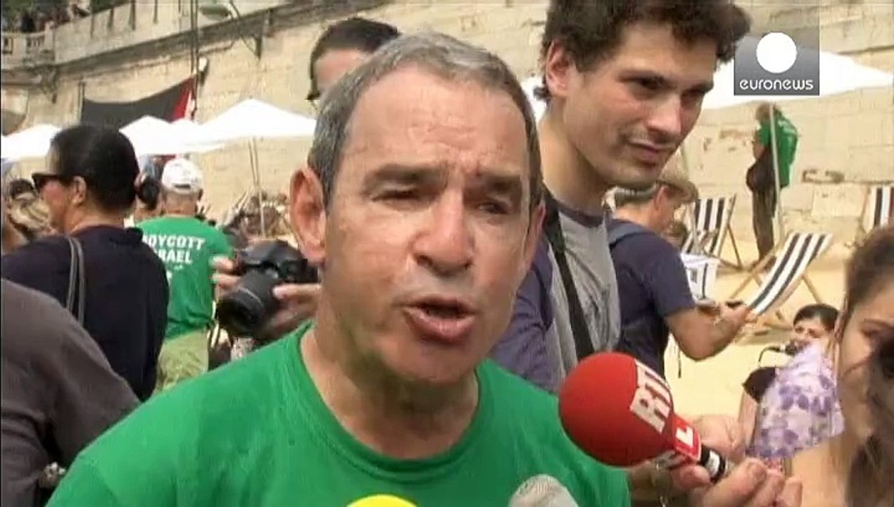 Proteste gegen 'israelischen' Strand in Paris