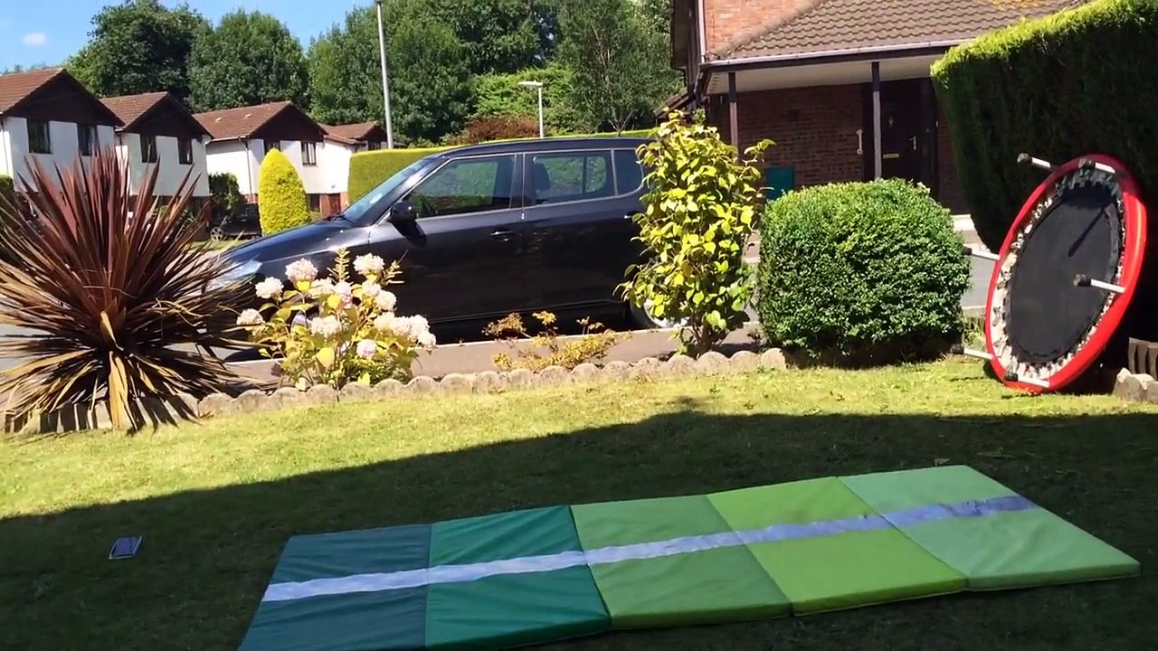 Libby and Megan's alphabet gymnastics challenge