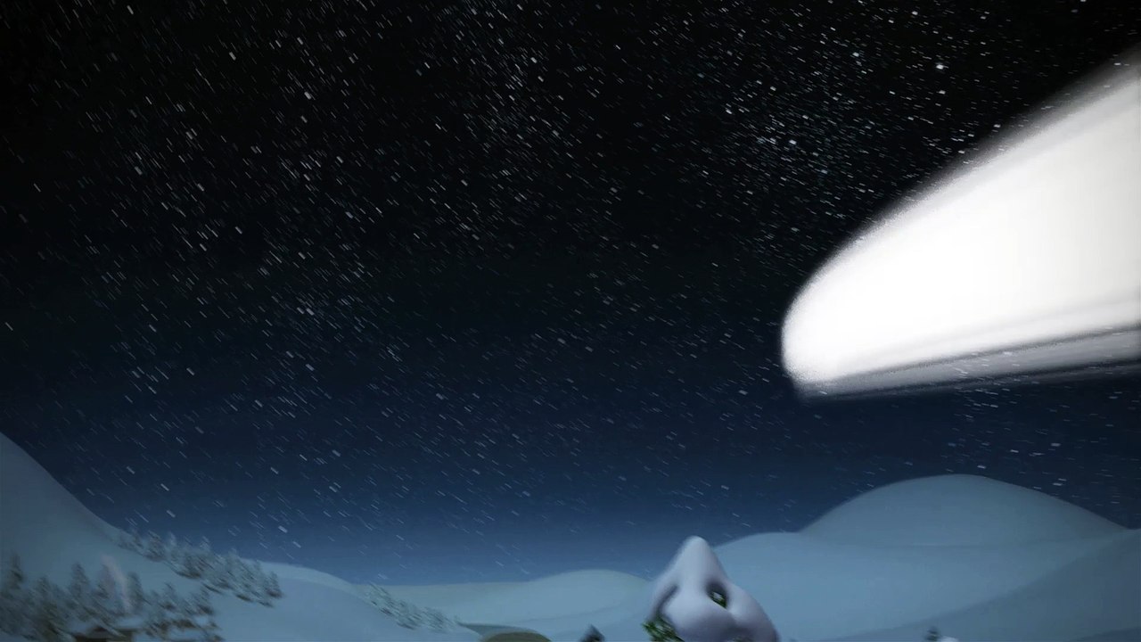 Christmas Santa, Logo or Photo and Greeting Card, 3D Animation