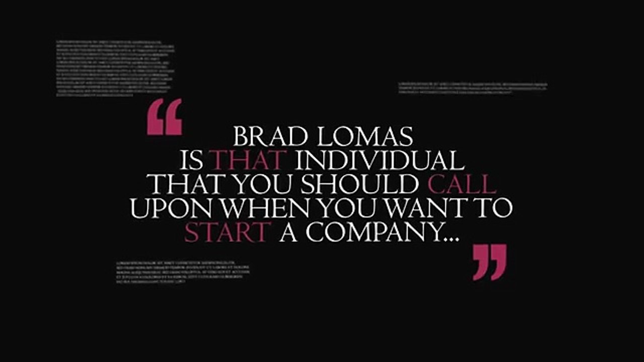 Brad Lomas, the Consultant
