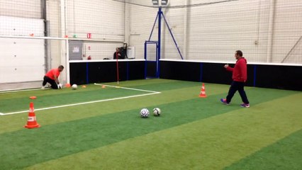 Spécifique gardien dirigée par entraîneur Adjoind