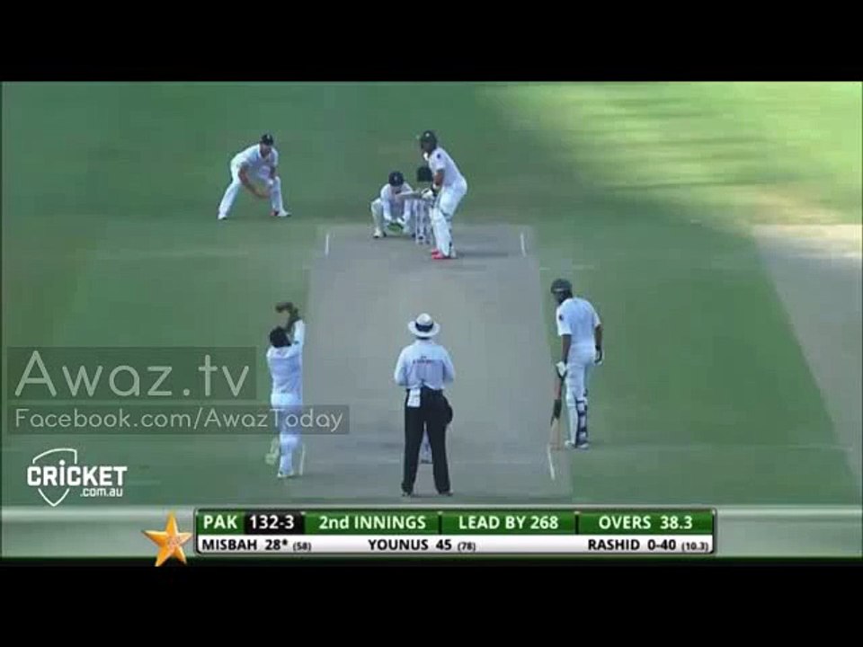 Misbah's touch of magic- You Saw Misbah Playing a Trick Shot Against Eng, Here is Another Trick Shot Against Australia