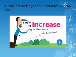 Online-networking-Lead-Generation-by-Sofia-Azam