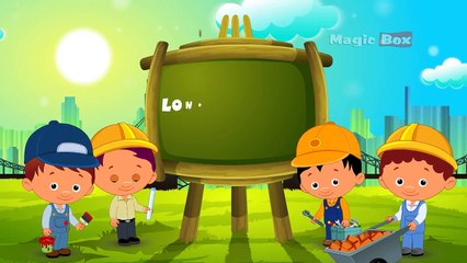 London Bridge Is Falling Down English Nursery Rhymes Cartoon/Animated Rhymes For Kids