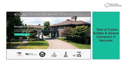 Custom Builders & General Contractors in Vancouver